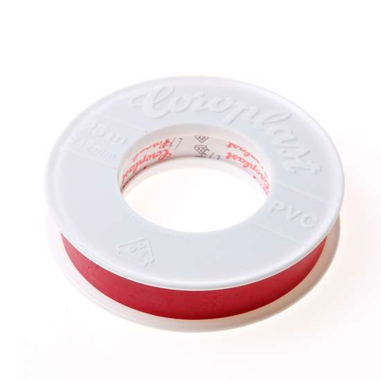 Afbeelding van Coroplast 302 tape rood 19mm x 25 meter