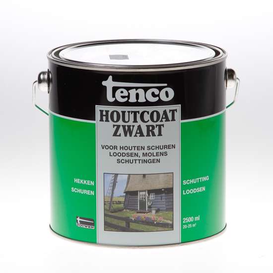 Afbeelding van Tenco Houtcoat zwart 2.5 liter