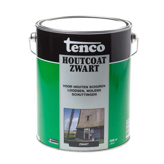 Afbeelding van Tenco Houtcoat zwart 5 liter