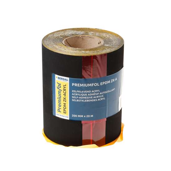 Afbeeldingen van Epdm folie uv acryl zelfkl.20cmx20mx0.5