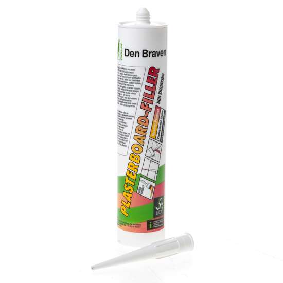 Afbeelding van Den Braven Zwalus plasterboard filler 310ml