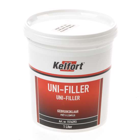 Afbeelding van Kelfort Plamuurpasta Uni-Filler kant&klaar 1liter