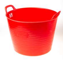 Afbeeldingen van Flexibele kuipemmer rood 42ltr.