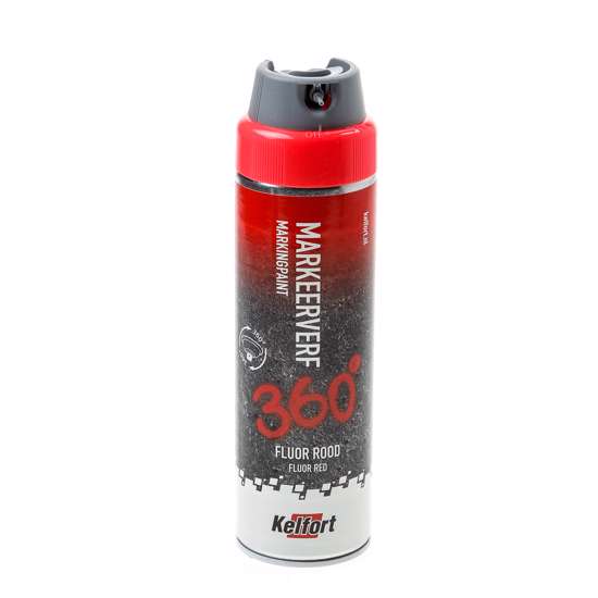 Afbeelding van Markeerverf spuitbus fluor rood 500ml