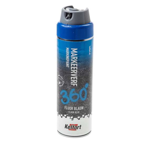 Afbeelding van Markeerverf spuitbus fluor blauw 500ml