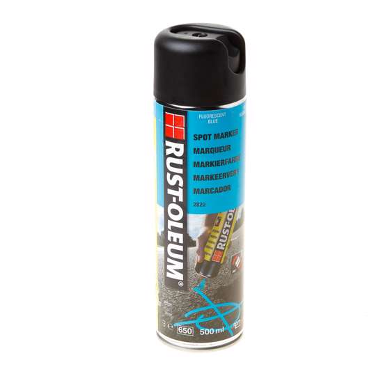 Afbeelding van Rust-Oleum Spuitverf markeerspray fluorecerend blauw 2822 500ml