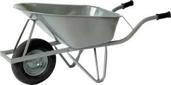 Afbeeldingen van Kruiwagen grijs 80ltr. matador