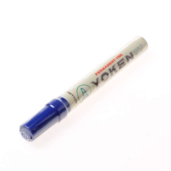 Afbeelding van Viltmerkstift blauw yoken NO.10