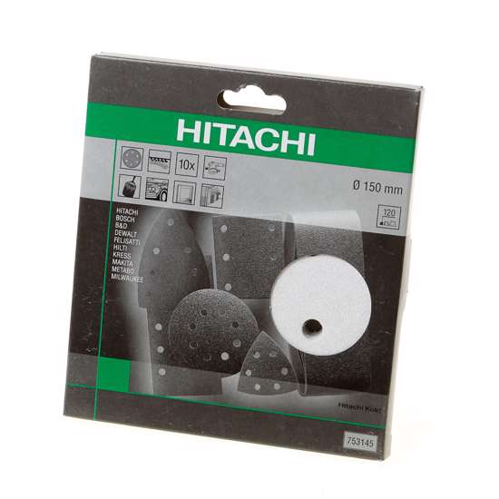 Afbeelding van Hikoki Schuurschijf diameter 150 k320 velcro wit (10 st)