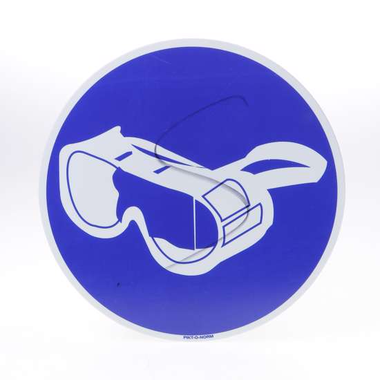 Afbeelding van ATV Safetymm PVC bordje Veiligheidsbril 200mm