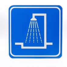 Afbeeldingen van Bord Douche 210 x 210mm Vinyl 438
