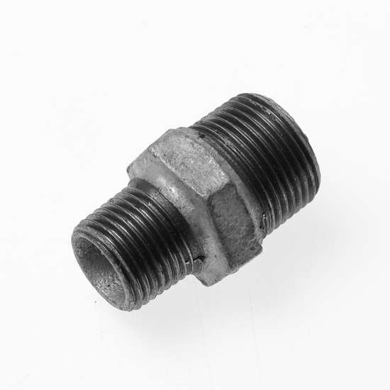 Afbeelding van Dubbele nippel no.245 verzinkt 3/4" x 1/2"