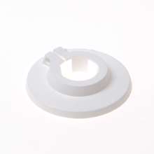 Afbeeldingen van Cv buis rozet wit diameter 22mm