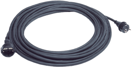 Afbeelding van Verlengkabel 3 x 1.5mm² rubber 220v 10 meter