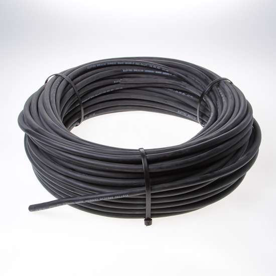 Afbeelding van Kabel rubber zwart 5 x 1.5mm² x 50 meter