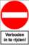 Afbeeldingen van Sticker Verboden in te rijden