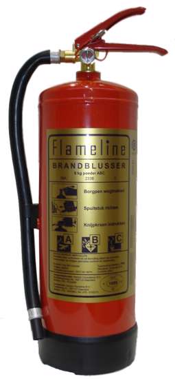 Afbeelding van Brandblusser poeder 6kg