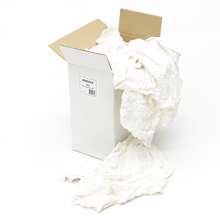 Afbeeldingen van Poetslappen witte laken doos 10 kg