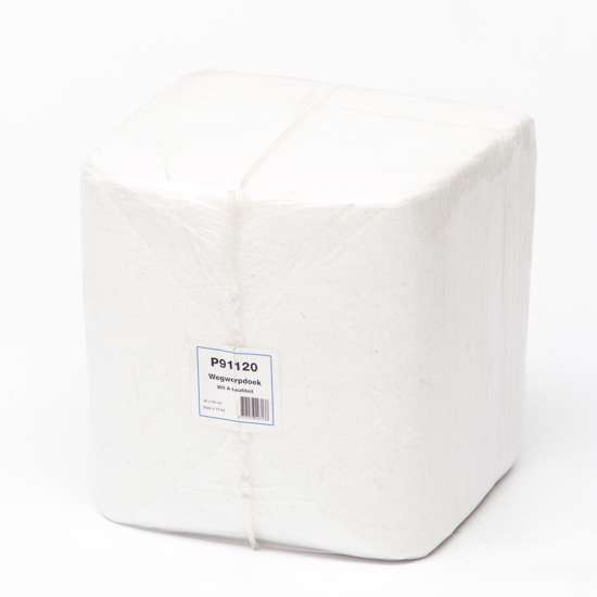 Afbeelding van Poetsdoeken wit  gemolton 10 kg