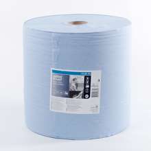 Afbeeldingen van Tork Handdoekrol blauw 3 laags 350 meter x 33cm