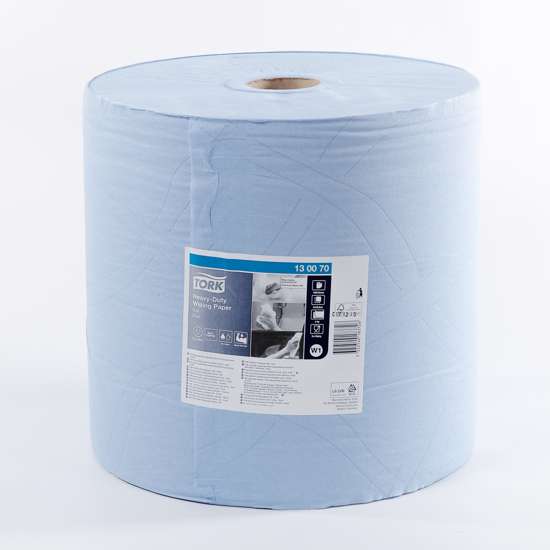 Afbeeldingen van Tork Handdoekrol blauw 3 laags 350 meter x 33cm