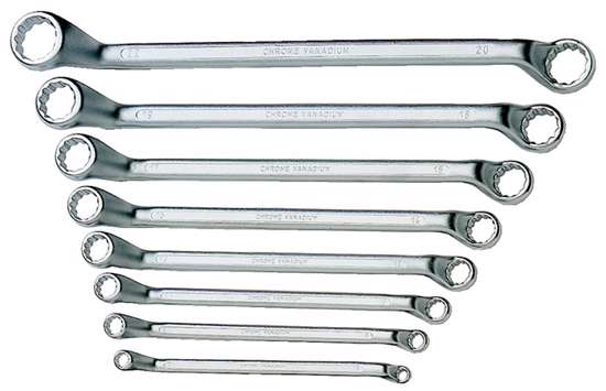 Afbeeldingen van Ironside Ringsleutelset 8-delig 6-22mm