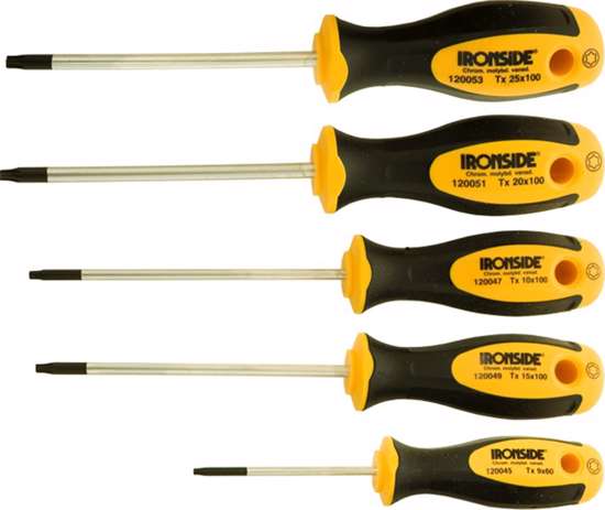 Afbeelding van Ironside Schroevendraaierset torx 5-delig