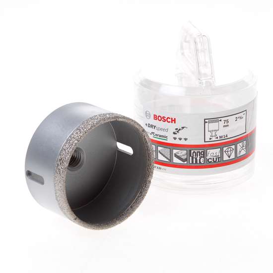 Afbeelding van Bosch Diamantboor Dry Speed Best for Ceramic M14 75mm