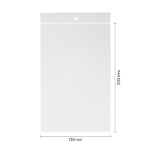 Afbeeldingen van Plastic zipbags 130 x 200 doosje van 1000 zipbags