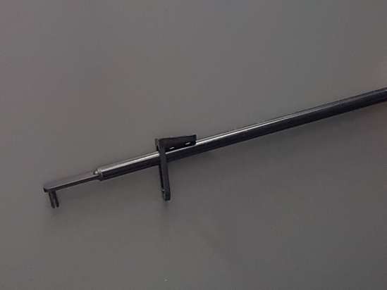 Afbeeldingen van Duco bedieningsstang voor plaatsing in de dagkant, lengte stang 1000mm  Ral9005 (zwart)