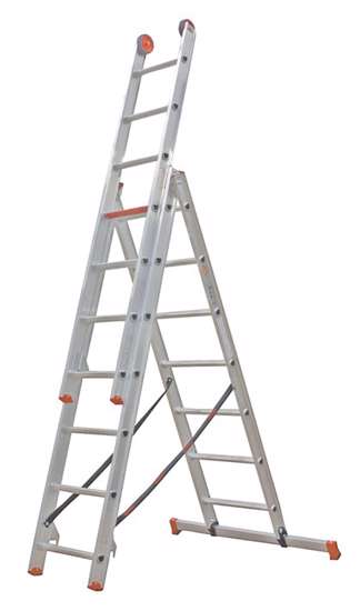 Afbeelding van Altrex All Round 3-delige reformladder AR 3045 3 x 7