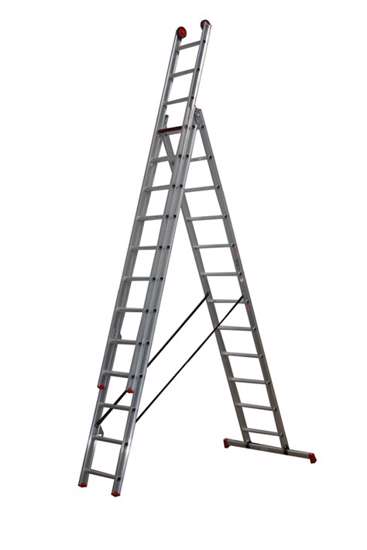 Afbeelding van Altrex All Round 3-delige reformladder AR 3080 3 x 12