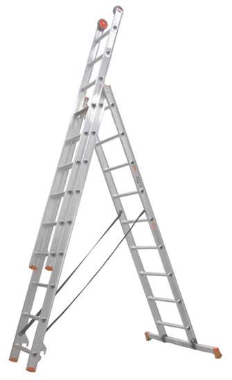 Afbeelding van Altrex All Round 3-delige reformladder AR 3060 3 x 9