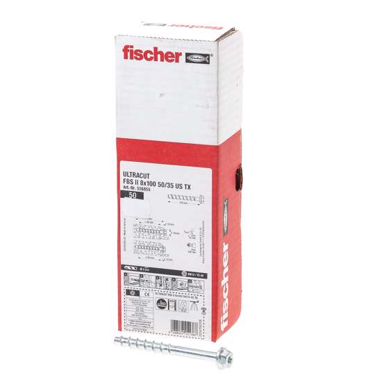 Afbeelding van Fischer betonschroef FBS II 8x100 50/35 US TX