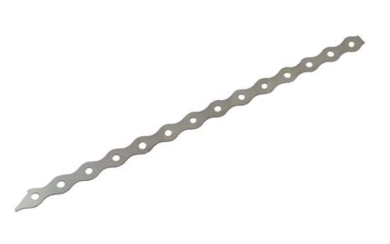 Afbeelding van Gb Lijmkoppelstrip Novo 300 x 17 x 0.6mm RVS 316 O.G. 212208