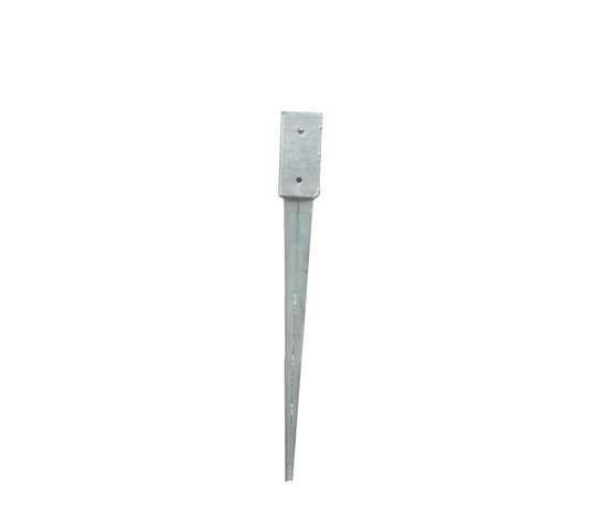 Afbeeldingen van Gb Paalhouder met punt 71 x 71 x 750 x 2.5mm TV 736071