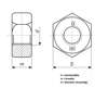 Afbeelding van Slotbout met moer verzinkt m10 x 45mm