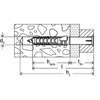 Afbeeldingen van Fischer Kozijnplug nylon SXR 10 x 100mm T