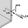 Afbeelding van Hafele Druksnapper Tip-On 38mm