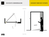 Afbeeldingen van Assa Abloy Electrische pincode deurkruk draairichting 2/3