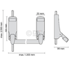 Afbeelding van Anti-paniekstang enkele deur 1-puntssluiting 378 SE