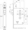 Afbeeldingen van Nemef Loopslot type 1255/2-50 DIN links
