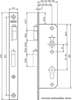 Afbeeldingen van Nemef Smalslot PC72mm type 8691/14-25 DIN links