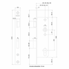 Afbeelding van Nemef Smalslot PC92mm type 8791/14-25 DIN rechts