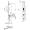 Afbeeldingen van Wilka VH Smalslot RVS Haak 1736-41 PC