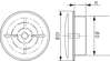 Afbeeldingen van Ventilatierooster afsluitbaar kunststof wit rond 12cm 689