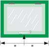 Afbeelding van Axa Combi raamuitzetter Axaflex Classic rechts wegdraaiend RVS zwart 2480-39-81/E