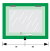 Afbeeldingen van Axa Combi raamuitzetter Axaflex Classic links wegdraaiend RVS zwart 2480-29-81/E