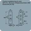 Afbeelding van Axa Veiligheid kortschild F1 PC72mm 6675-10-11/72