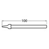 Afbeeldingen van Raampen zonder ketting, aluminium blank 4565-96